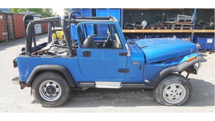 Jeep Wrangler 2.5 Salvage vehicle (1990, Blue)