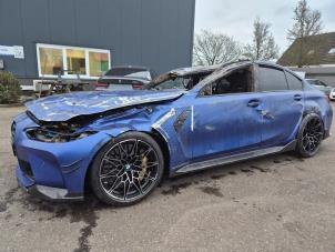 BMW M3 3.0 Competition xDrive Turbo 24V Épave (2023, Bleu)