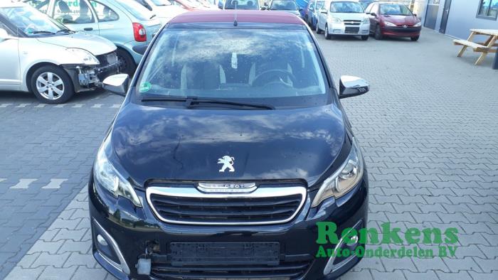 Peugeot 108 1.2 VTi 12V Salvage vehicle (2016, Black)
