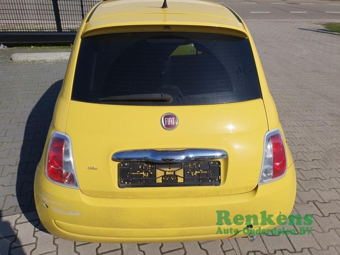 Fiat 500 1.2 69 Salvage vehicle (2008, Yellow)