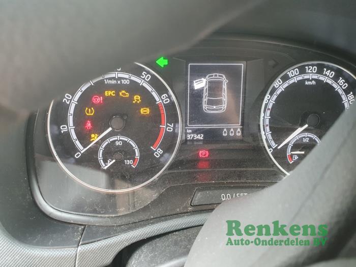 Skoda Fabia III Combi 1.0 TSI 12V Épave (2020, Bleu)