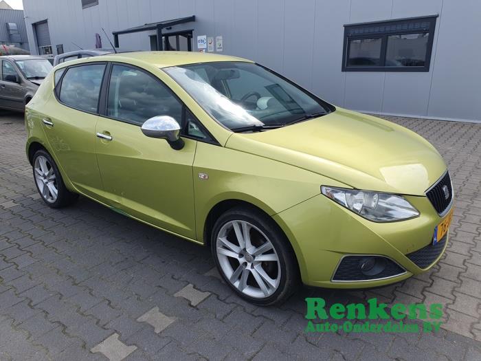 Seat Ibiza IV 1.6 16V Salvage vehicle (2009, Green)