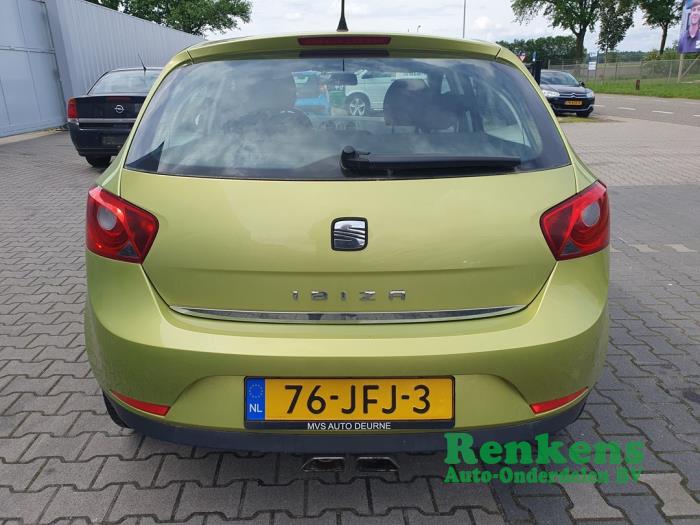 Seat Ibiza IV 1.6 16V Salvage vehicle (2009, Green)