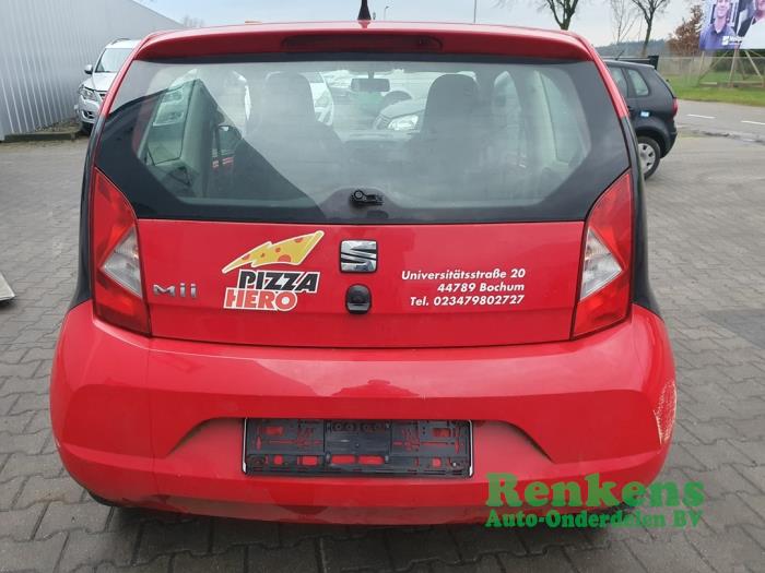 Seat Mii 1.0 12V Samochód złomowany (2016, Czerwony)