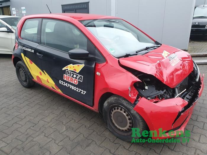 Seat Mii 1.0 12V Samochód złomowany (2016, Czerwony)