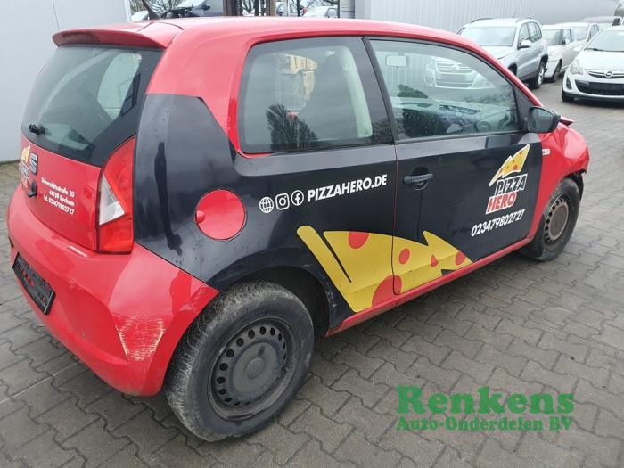 Seat Mii 1.0 12V Samochód złomowany (2016, Czerwony)