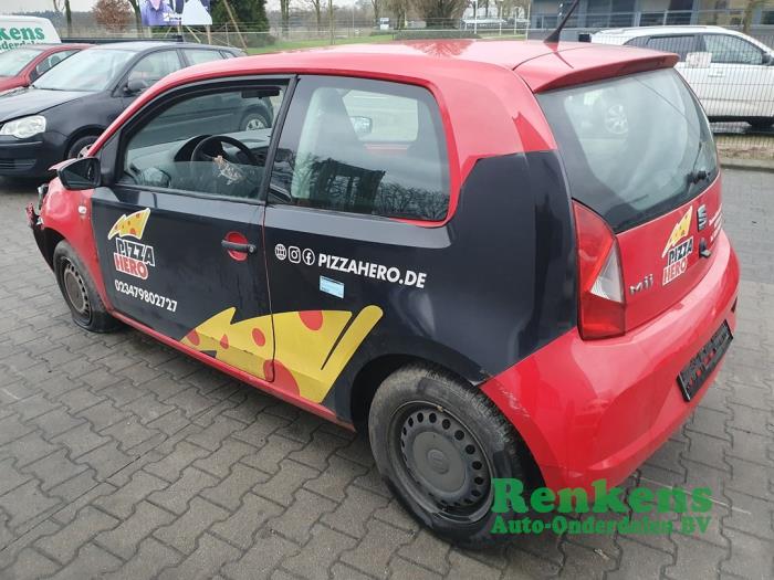 Seat Mii 1.0 12V Samochód złomowany (2016, Czerwony)