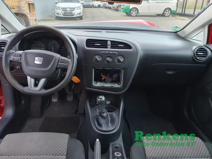 Seat Leon 1.4 TSI 16V Épave (2010, Rouge)