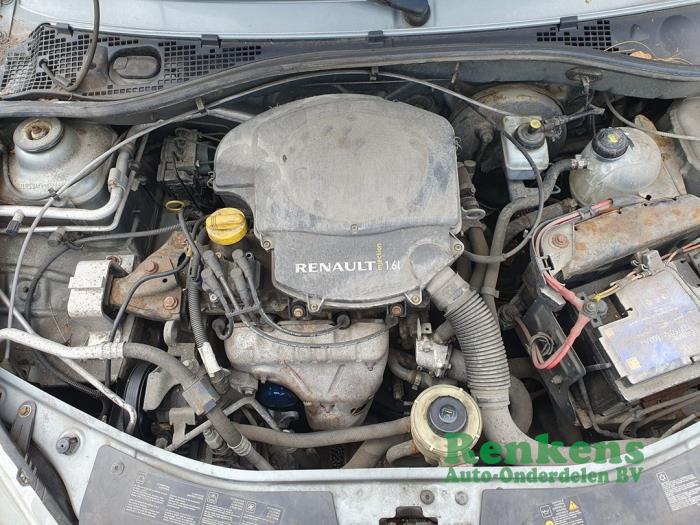 Dacia Sandero I 1.6 Samochód złomowany (2008, Niebieski)