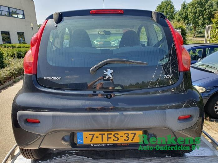 Peugeot 107 1.0 12V Salvage vehicle (2009, Black)