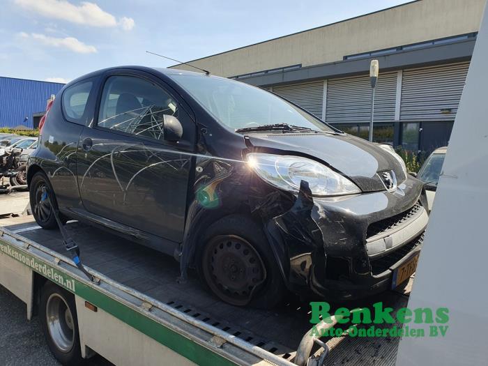 Peugeot 107 1.0 12V Salvage vehicle (2009, Black)