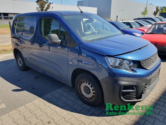 Peugeot Partner 1.5 BlueHDi 75 Vehículo de desguace (2020, Azul)