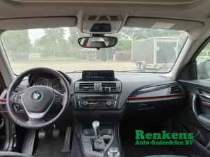 BMW 1 serie 116i 1.6 16V Coche dañado (2013, Negro)