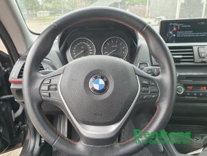 BMW 1 serie 116i 1.6 16V Coche dañado (2013, Negro)