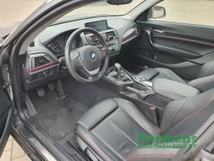 BMW 1 serie 116i 1.6 16V Coche dañado (2013, Negro)