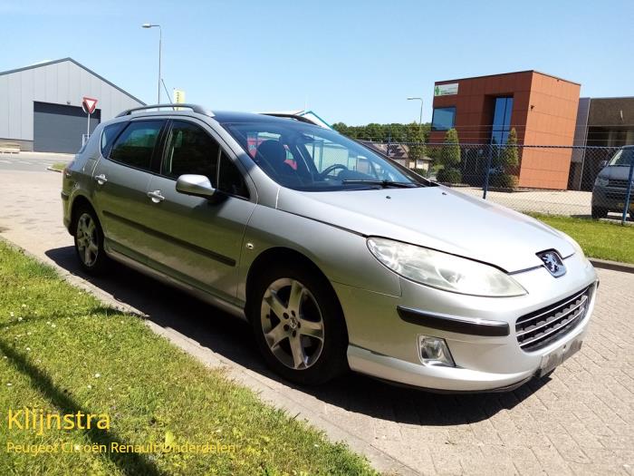 Peugeot 407 SW 2.0 HDiF 16V Salvage vehicle (2005, Gray)