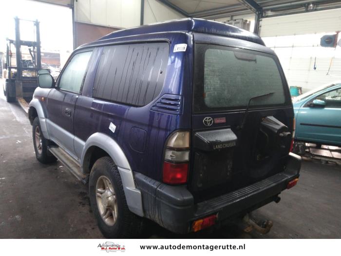 Toyota Land Cruiser 90 3.0 TD Challenger Salvage vehicle (1997, Purple)
