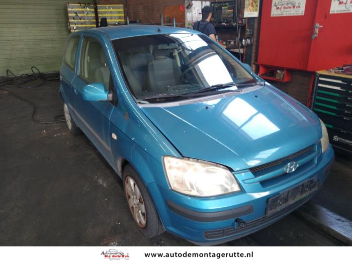Hyundai Getz 1.3i 12V Salvage vehicle (2005, Blue)