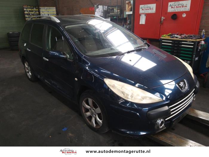 Peugeot 307 SW 2.0 16V Salvage vehicle (2007, Blue)