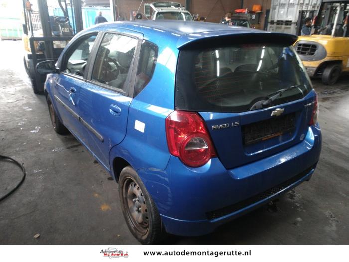 Chevrolet Aveo 1.2 16V Skrotfordon (2010, BLAUW)
