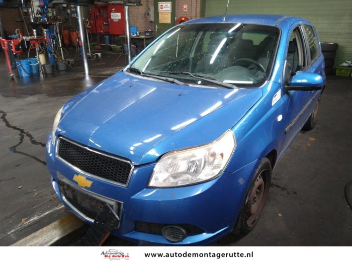 Chevrolet Aveo 1.2 16V Skrotfordon (2010, BLAUW)