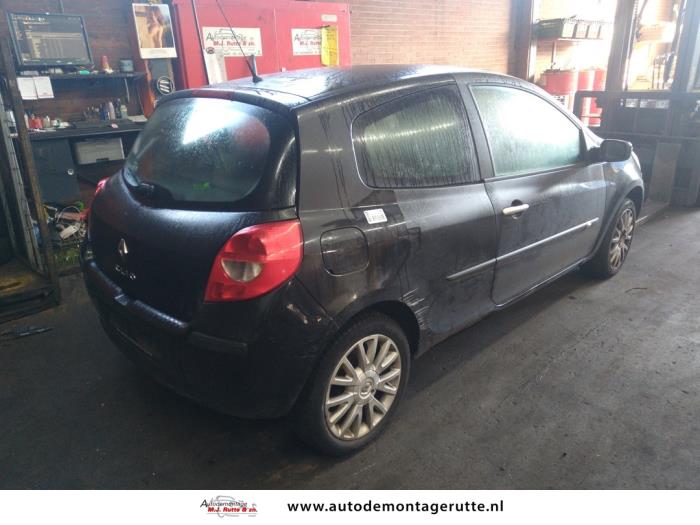 Renault Clio III 1.2 16V 75 Schrottauto (2009, Schwarz)