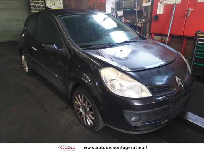 Renault Clio III 1.2 16V 75 Schrottauto (2009, Schwarz)
