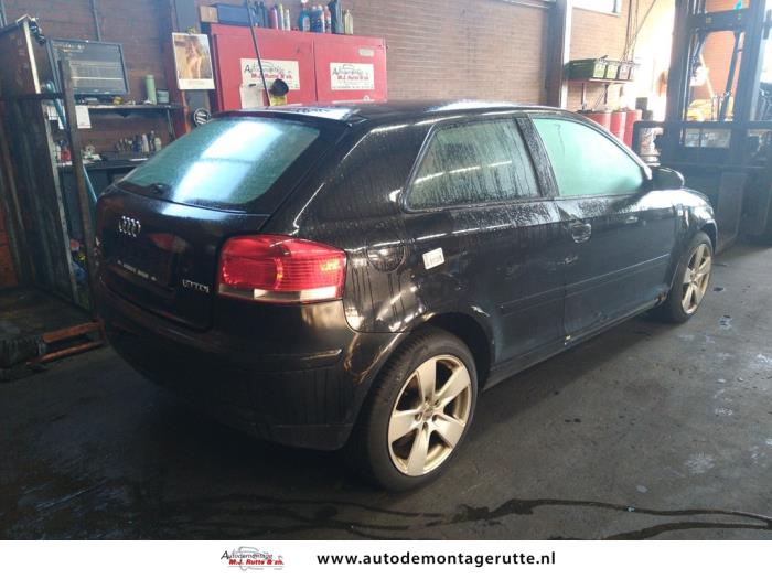Audi A3 1.9 TDI Vehículo de desguace (2006, Negro)