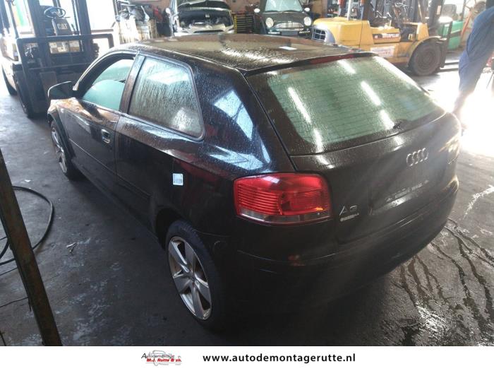 Audi A3 1.9 TDI Vehículo de desguace (2006, Negro)