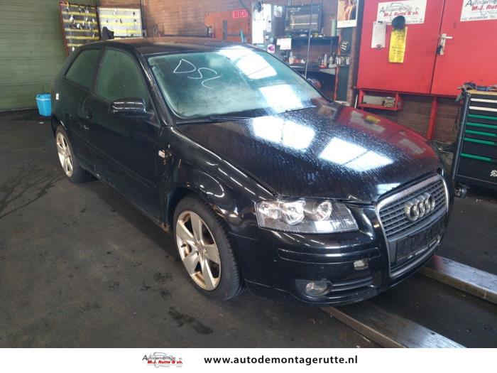 Audi A3 1.9 TDI Vehículo de desguace (2006, Negro)
