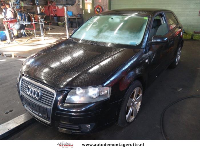 Audi A3 1.9 TDI Vehículo de desguace (2006, Negro)