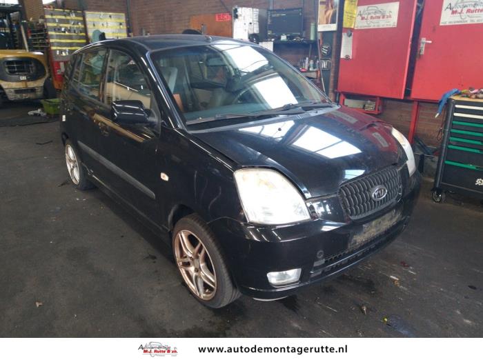Kia Picanto 1.0 12V Schrottauto (2007, Schwarz)