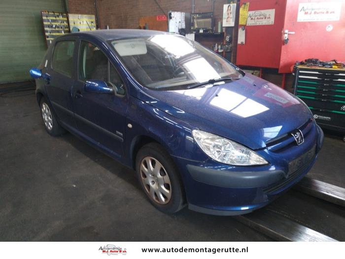 Peugeot 307 1.6 16V Samochód złomowany (2004, Szary)