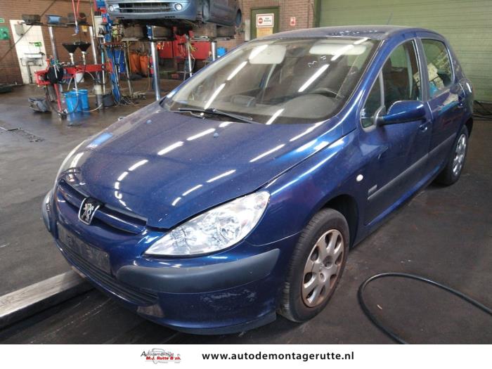 Peugeot 307 1.6 16V Samochód złomowany (2004, Szary)