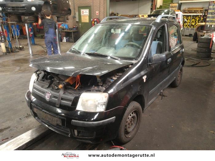 Fiat Panda 1.2 Fire Épave (2008, Noir)