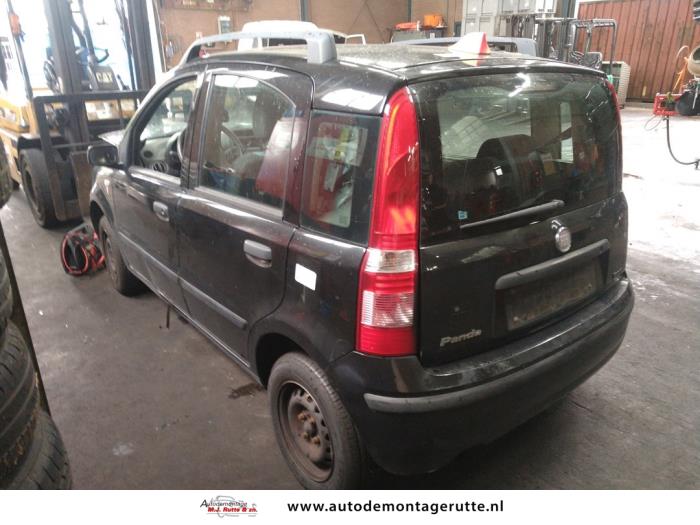Fiat Panda 1.2 Fire Épave (2008, Noir)