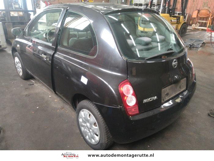 Nissan Micra 1.2 16V Salvage vehicle (2004, Black)