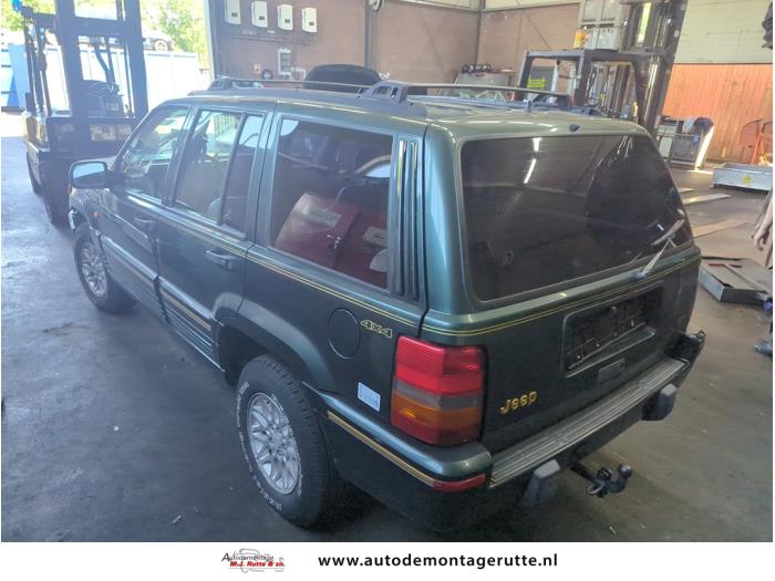 Jeep Grand Cherokee 5.2i V8 Vehículo de desguace (1993, Verde)