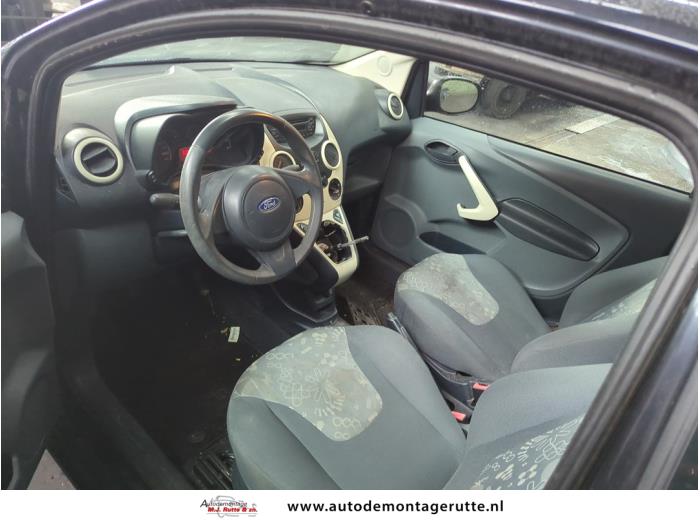 Ford Ka II 1.2 Samochód złomowany (2012, Czarny)