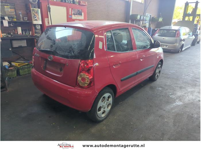 Kia Picanto 1.1 12V Vehículo de desguace (2009, Rojo)