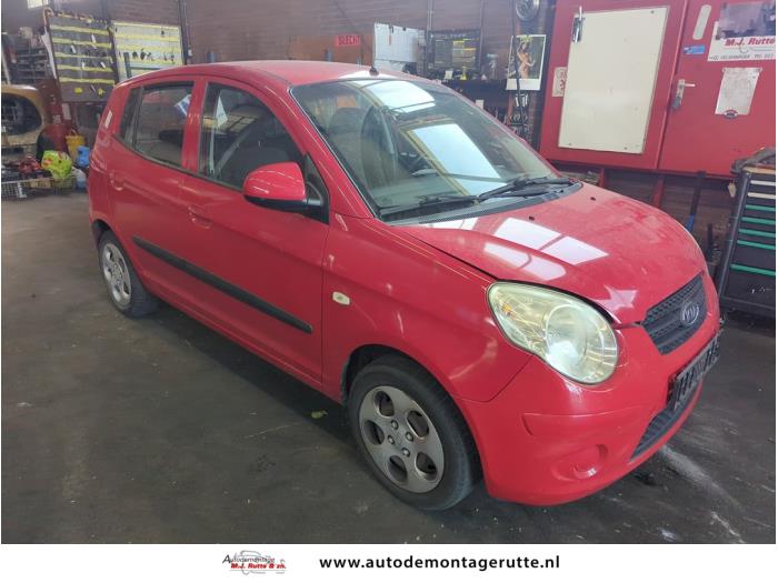 Kia Picanto 1.1 12V Vehículo de desguace (2009, Rojo)