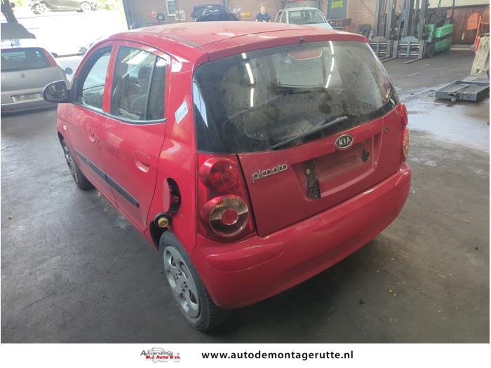 Kia Picanto 1.1 12V Vehículo de desguace (2009, Rojo)