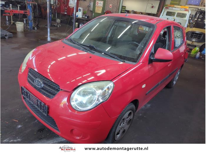 Kia Picanto 1.1 12V Vehículo de desguace (2009, Rojo)