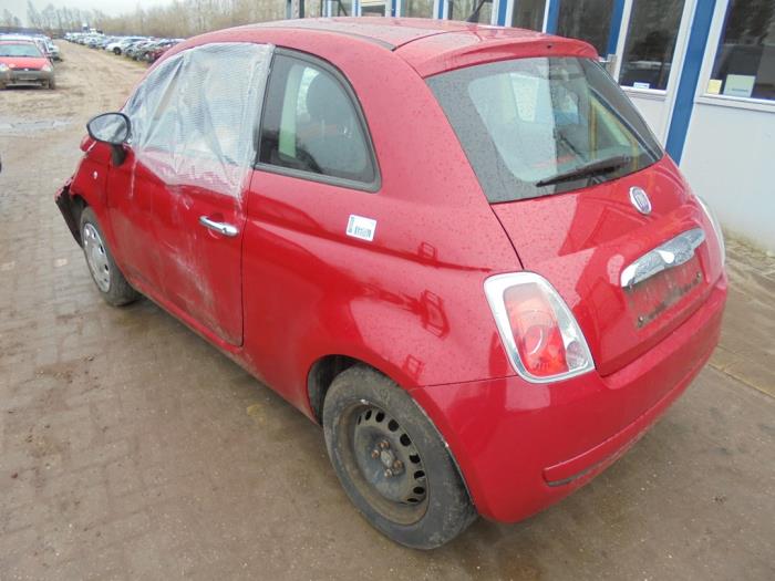 Fiat 500 1.2 69 Vehículo de desguace (2008, Rojo)