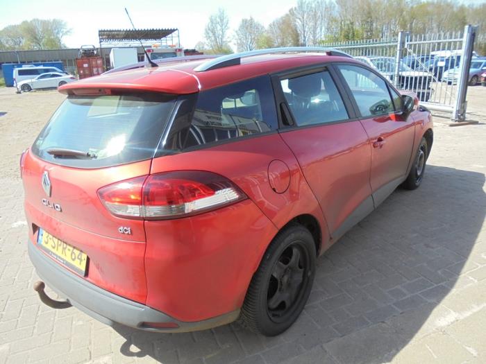 Renault Clio IV Estate/Grandtour 1.5 Energy dCi 90 FAP Salvage vehicle (2013, Red)