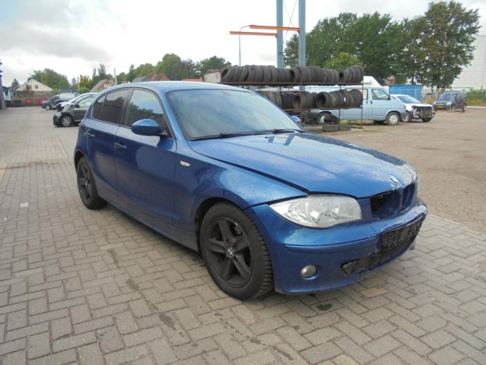 BMW 1 serie 118i 16V Samochód złomowany (2006, Niebieski)