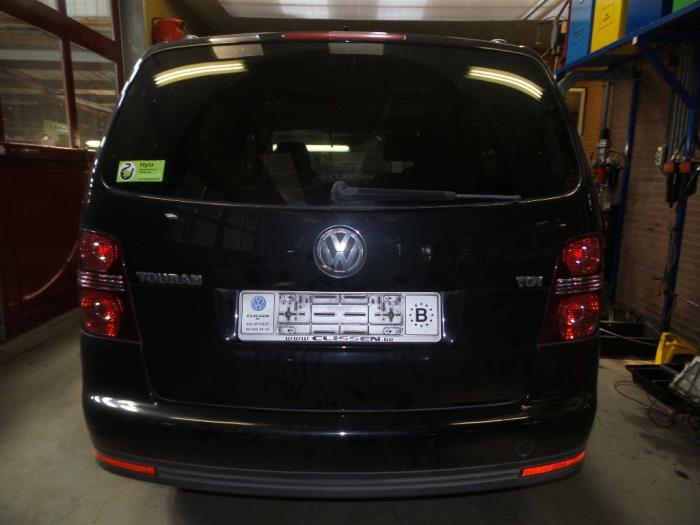 Volkswagen Touran 1.9 TDI 105 Euro 3 Vehículo de desguace (2009, Negro)