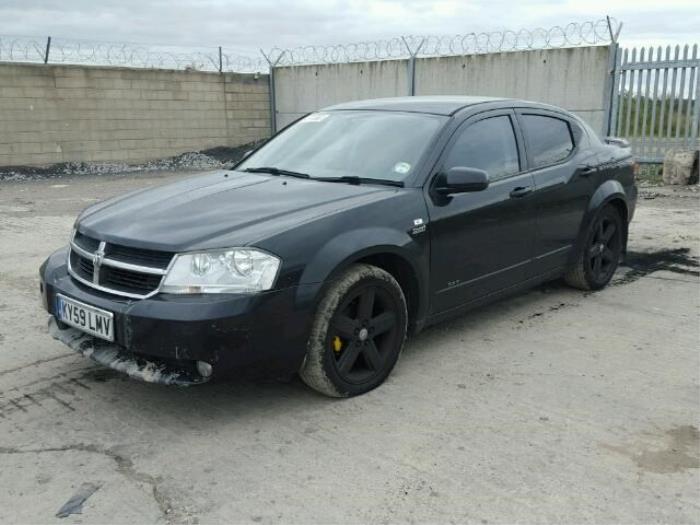 Dodge Avenger 2.0 CRD 16V Samochód złomowany (2009, Czarny)