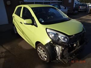 Kia Picanto 1.0 12V Samochód złomowany (2011, Zólty)