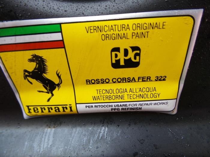 Ferrari 360 Modena Spider 3.6 V8 40V Samochód złomowany (2005, Czerwony)